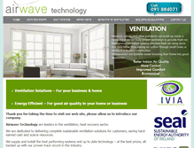 Tablet Screenshot of airwavetechnology.ie